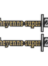 BROTHERS Trucks C/K Fender Badge Pair - Cheyenne Super 20                                     - 04-542 - Image 5