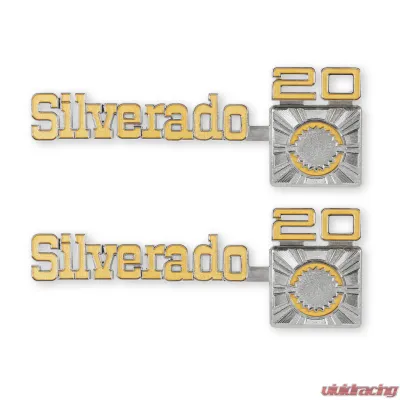 BROTHERS Trucks C/K Fender Badge Pair - Silverado C20 - 04-545