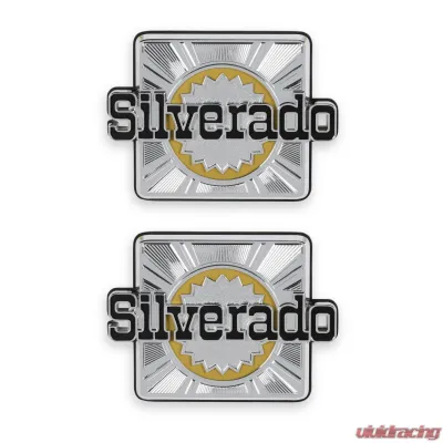 BROTHERS Trucks K5 Rear Side Emblem Pair - Silverado - 04-549