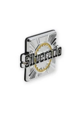 BROTHERS Trucks K5 Rear Side Emblem Pair - Silverado                                     - 04-549 - Image 2