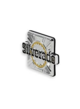 BROTHERS Trucks K5 Rear Side Emblem Pair - Silverado                                     - 04-549 - Image 3