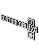 Brothers Trucks C/K Fender Badge Pair - Custom Deluxe for 1981-1988 Chevy C/K Series                                     - 04-551 - Image 3