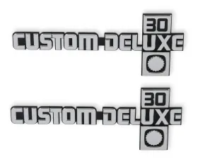 BROTHERS Trucks C/K Fender Badge Pair - Custom Deluxe 30