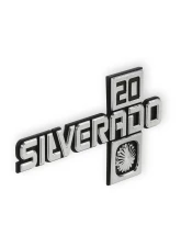 BROTHERS Trucks C/K Fender Badge Pair - Silverado 20                                     - 04-553 - Image 2