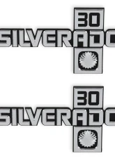 BROTHERS Trucks C/K Fender Badge Pair - Silverado 30                                     - 04-554 - Image 5