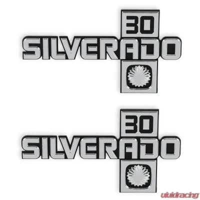 BROTHERS Trucks C/K Fender Badge Pair - Silverado 30 - 04-554