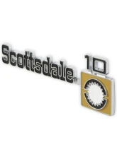 BROTHERS Trucks C/K Fender Badge Pair - Scottsdale 10                                     - 04-555 - Image 3