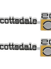 BROTHERS Trucks C/K Fender Badge Pair - Scottsdale 20                                     - 04-556 - Image 5