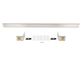 Brothers Trucks  Cab Moldings - Rear - 3-Piece Set