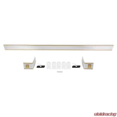 Brothers Trucks  Cab Moldings - Rear - 3-Piece Set - 04-559