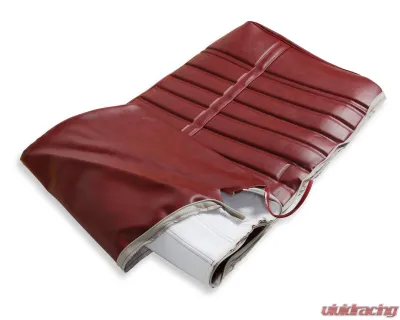 BROTHERS Trucks C/K Seat Upholstery Kit - Vinyl - Maroon - 05-286