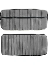 BROTHERS Trucks C/K Seat Upholstery Kit - Cloth/Vinyl - Black/Silver                                     - 05-290 - Image 7