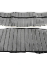 BROTHERS Trucks C/K Seat Upholstery Kit - Cloth/Vinyl - Black/Silver                                     - 05-290 - Image 2