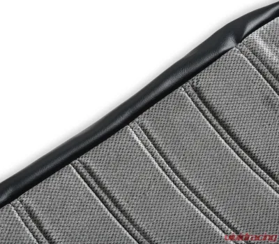 BROTHERS Trucks C/K Seat Upholstery Kit - Cloth/Vinyl - Black/Silver - 05-290