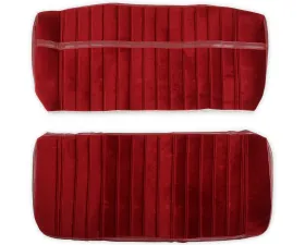 BROTHERS Trucks C/K Seat Upholstery Kit - Cloth/Vinyl - Maroon/Burgundy