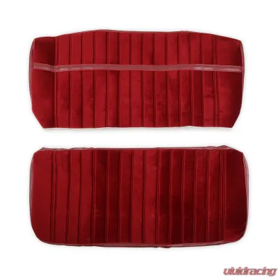 BROTHERS Trucks C/K Seat Upholstery Kit - Cloth/Vinyl - Maroon/Burgundy - 05-291