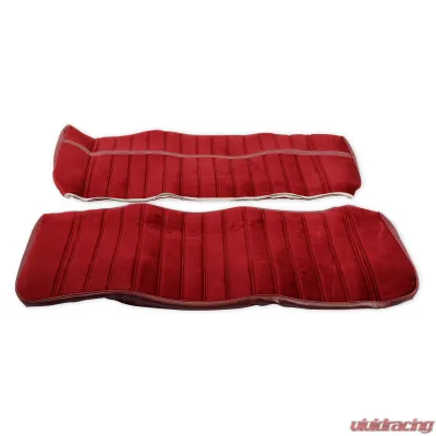 BROTHERS Trucks C/K Seat Upholstery Kit - Cloth/Vinyl - Maroon/Burgundy - 05-291