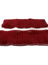 BROTHERS Trucks Seat Upholstery Kit - Full Pleat Cloth/Vinyl - Maroon/Burgundy                                     - 05-296 - Image 2