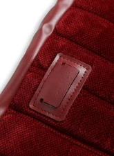 BROTHERS Trucks Seat Upholstery Kit - Full Pleat Cloth/Vinyl - Maroon/Burgundy                                     - 05-296 - Image 3