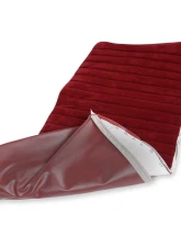 BROTHERS Trucks Seat Upholstery Kit - Full Pleat Cloth/Vinyl - Maroon/Burgundy                                     - 05-296 - Image 5
