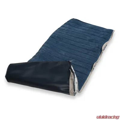 BROTHERS Trucks C/K Seat Upholstery Kit - Full Pleat Cloth/Vinyl - Navy - 05-297