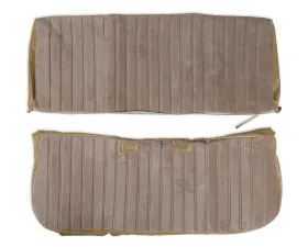 BROTHERS Trucks C/K Seat Upholstery Kit - Full Pleat Cloth/Vinyl - Tan