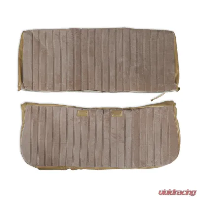 BROTHERS Trucks C/K Seat Upholstery Kit - Full Pleat Cloth/Vinyl - Tan - 05-298