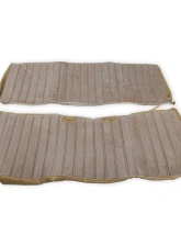 BROTHERS Trucks C/K Seat Upholstery Kit - Full Pleat Cloth/Vinyl - Tan                                     - 05-298 - Image 2