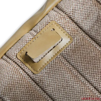 BROTHERS Trucks C/K Seat Upholstery Kit - Full Pleat Cloth/Vinyl - Tan - 05-298