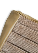 BROTHERS Trucks C/K Seat Upholstery Kit - Full Pleat Cloth/Vinyl - Tan                                     - 05-298 - Image 4