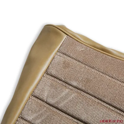 BROTHERS Trucks C/K Seat Upholstery Kit - Full Pleat Cloth/Vinyl - Tan - 05-298