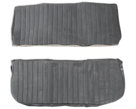 BROTHERS Trucks C/K Seat Upholstery Kit - Full Pleat Cloth/Vinyl - Grey/Charcoal