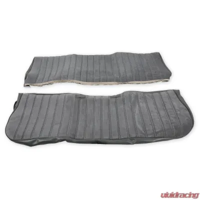 BROTHERS Trucks C/K Seat Upholstery Kit - Full Pleat Cloth/Vinyl - Grey/Charcoal - 05-299