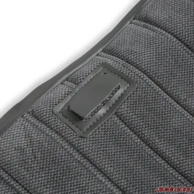 BROTHERS Trucks C/K Seat Upholstery Kit - Full Pleat Cloth/Vinyl - Grey/Charcoal - 05-299