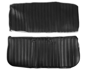 BROTHERS Trucks C/K Seat Upholstery Kit - Full Pleat Vinyl - Black