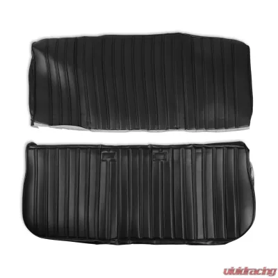 BROTHERS Trucks C/K Seat Upholstery Kit - Full Pleat Vinyl - Black - 05-300