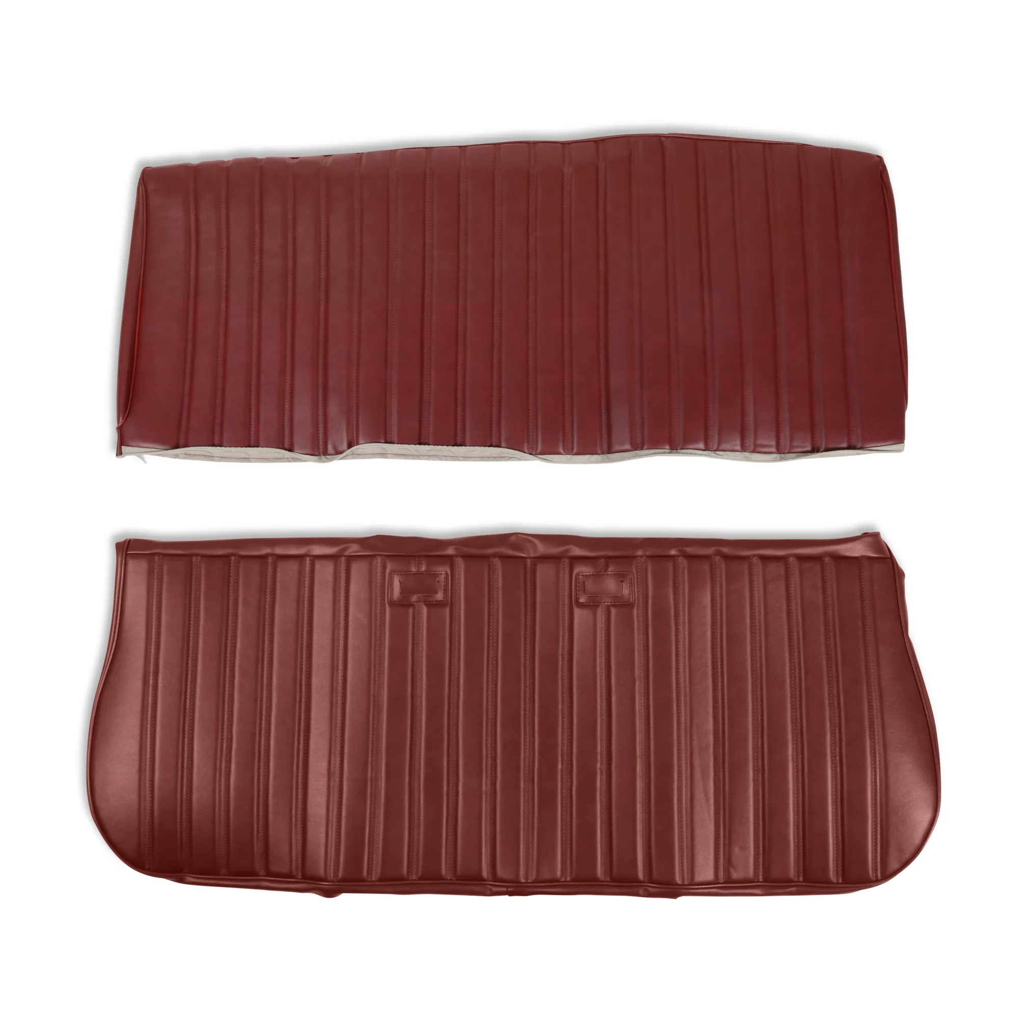 BROTHERS Trucks C/K Seat Upholstery Kit - Full Pleat Vinyl - Maroon - 05-301