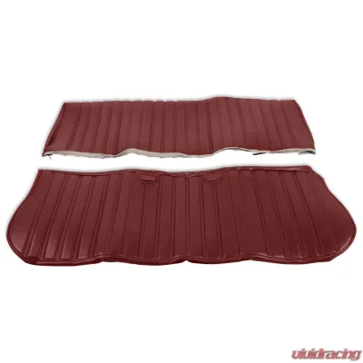 BROTHERS Trucks C/K Seat Upholstery Kit - Full Pleat Vinyl - Maroon - 05-301