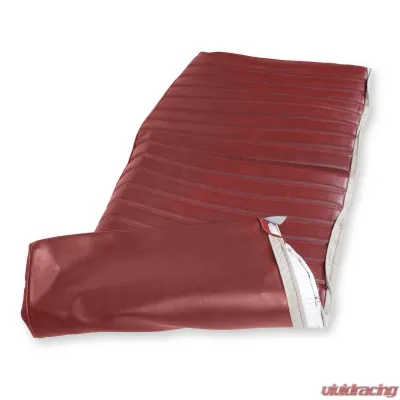 BROTHERS Trucks C/K Seat Upholstery Kit - Full Pleat Vinyl - Maroon - 05-301
