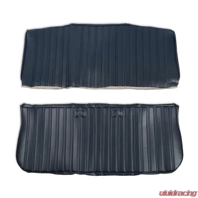 BROTHERS Trucks C/K Seat Upholstery Kit - Full Pleat Vinyl - Navy - 05-302