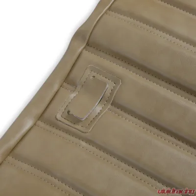 BROTHERS Trucks C/K Seat Upholstery Kit - Full Pleat Vinyl - Tan - 05-303