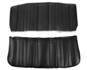BROTHERS Trucks C/K Seat Upholstery Kit - Standard Pleat Vinyl - Black
