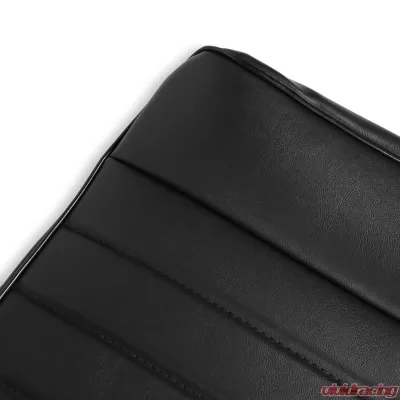 BROTHERS Trucks C/K Seat Upholstery Kit - Standard Pleat Vinyl - Black - 05-305