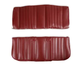 BROTHERS Trucks C/K Seat Upholstery Kit - Standard Pleat Vinyl - Maroon