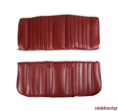 BROTHERS Trucks C/K Seat Upholstery Kit - Standard Pleat Vinyl - Maroon - 05-306