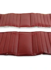 BROTHERS Trucks C/K Seat Upholstery Kit - Standard Pleat Vinyl - Maroon                                     - 05-306 - Image 2