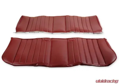 BROTHERS Trucks C/K Seat Upholstery Kit - Standard Pleat Vinyl - Maroon - 05-306