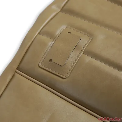 BROTHERS Trucks C/K Seat Upholstery Kit - Standard Pleat Vinyl - Tan - 05-308