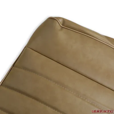 BROTHERS Trucks C/K Seat Upholstery Kit - Standard Pleat Vinyl - Tan - 05-308