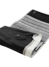BROTHERS Trucks Seat Upholstery Kit - Standard Pleat Cloth/Vinyl - Black/Silver                                     - 05-310 - Image 5